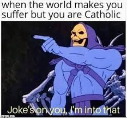 idk when this was made but it is facts | image tagged in catholic | made w/ Imgflip meme maker