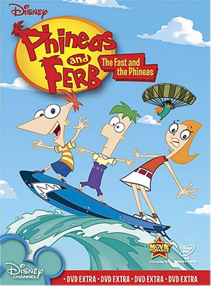 High Quality Phineas & Ferb: The Fast and The Phineas [DVD] Blank Meme Template