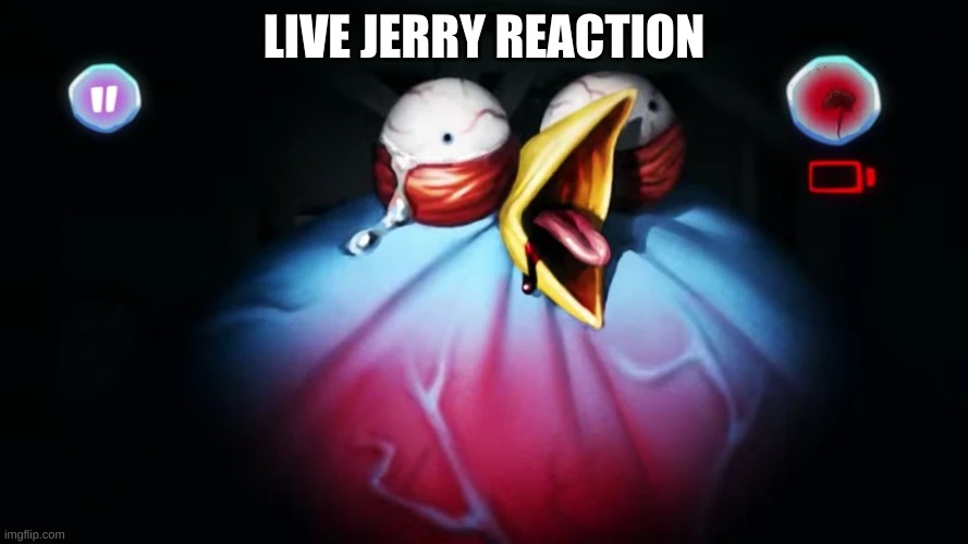 jerry | LIVE JERRY REACTION | image tagged in jerry | made w/ Imgflip meme maker