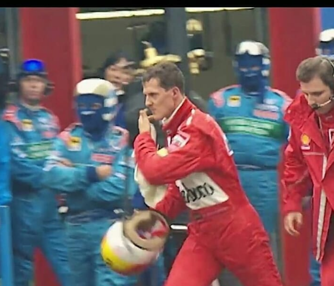 High Quality Angry Michael Schumacher Blank Meme Template