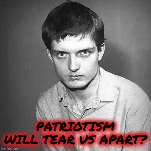 joy division | PATRIOTISM WILL TEAR US APART? | image tagged in joy division | made w/ Imgflip meme maker