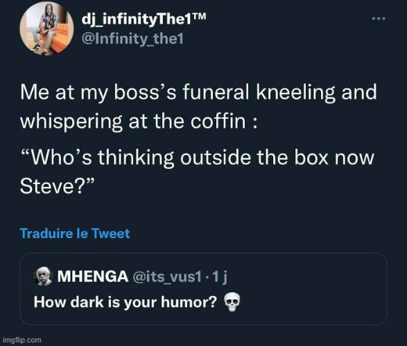 How dark IS their humor? 0-o | made w/ Imgflip meme maker