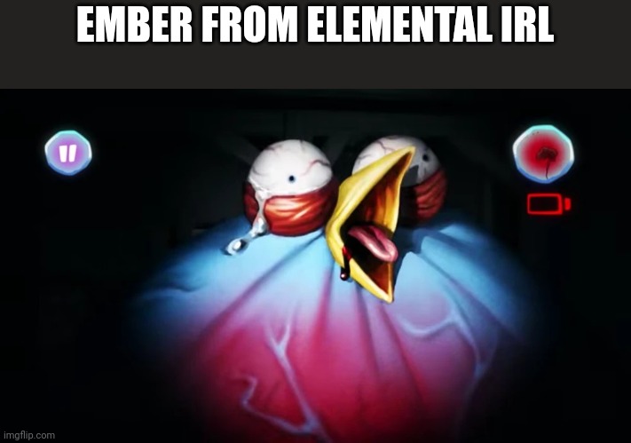 Yes she IS a NIGGA AND NOT A CUTE GIRL | EMBER FROM ELEMENTAL IRL | image tagged in jerry | made w/ Imgflip meme maker