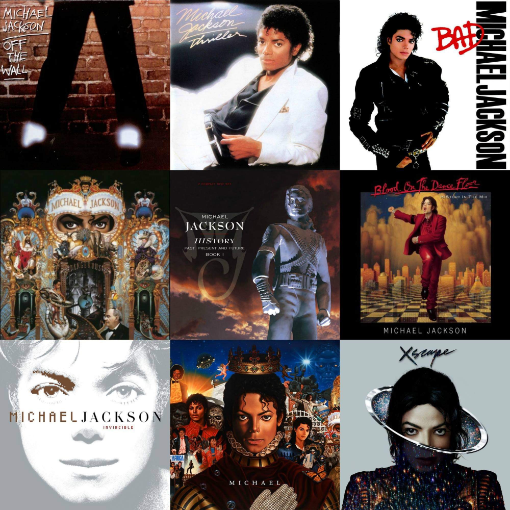 High Quality Michael Jackson Albums Blank Meme Template