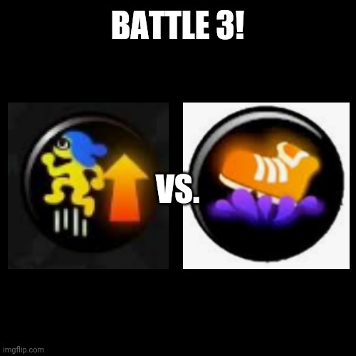 Round 3 | BATTLE 3! VS. | image tagged in splatoon | made w/ Imgflip meme maker