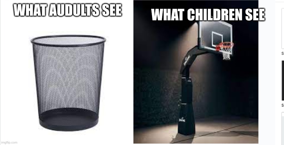 WHAT AUDULTS SEE; WHAT CHILDREN SEE | image tagged in funny memes,funny | made w/ Imgflip meme maker