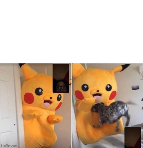 Pikachu Attack | image tagged in pokemon,surprised pikachu | made w/ Imgflip meme maker