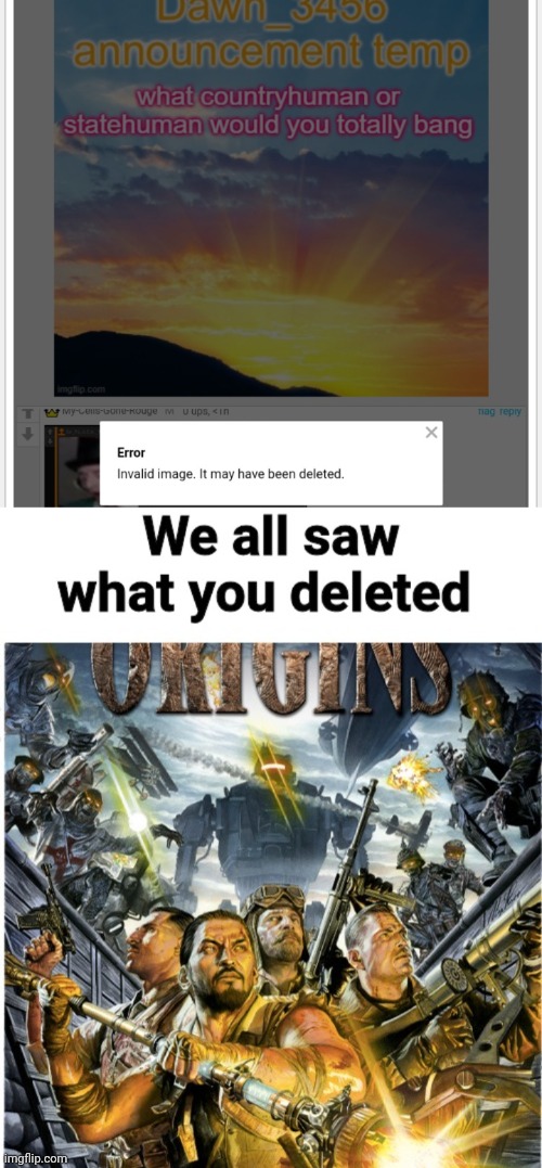 image tagged in we all saw what you deleted | made w/ Imgflip meme maker