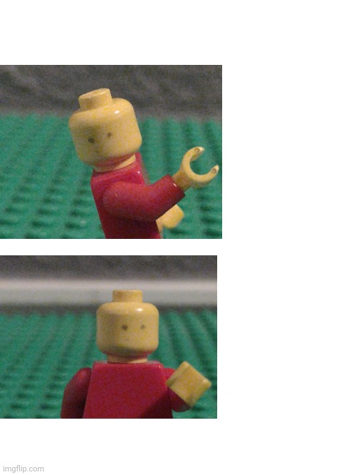 Lego Man Blank Meme Template