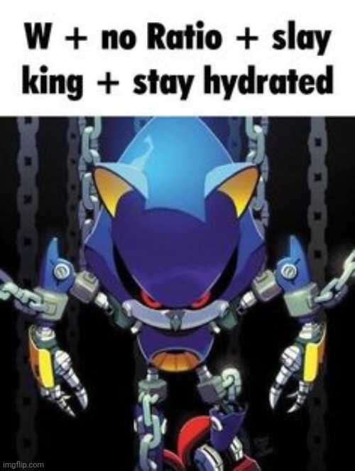metal sonic w | image tagged in metal sonic w | made w/ Imgflip meme maker