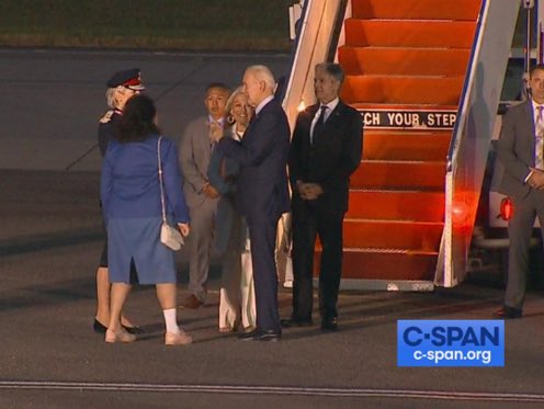 Biden Stairs Blank Meme Template