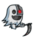 Cyborg Ghostly reaper Blank Meme Template