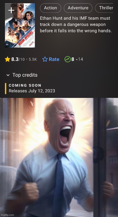 IT’S ALMOST HERE | image tagged in biden lets go | made w/ Imgflip meme maker