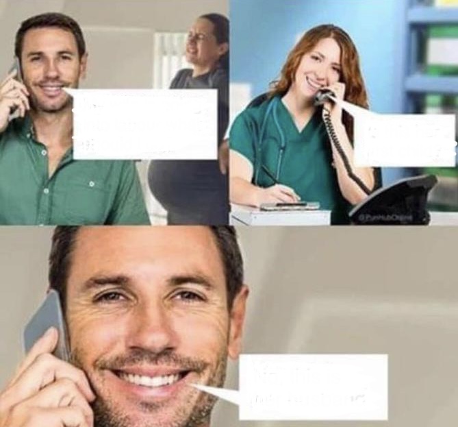 High Quality Call to the doctor Blank Meme Template
