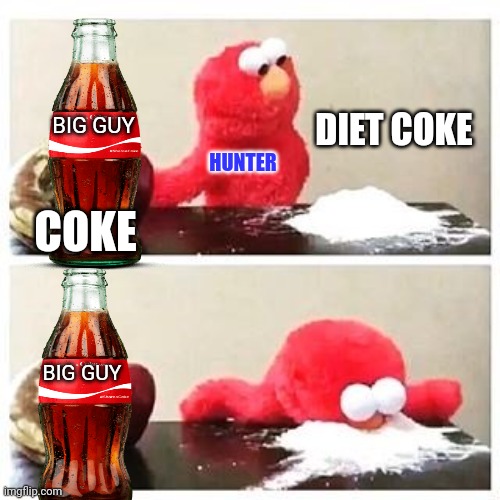 BIG GUY COKE DIET COKE BIG GUY HUNTER | made w/ Imgflip meme maker