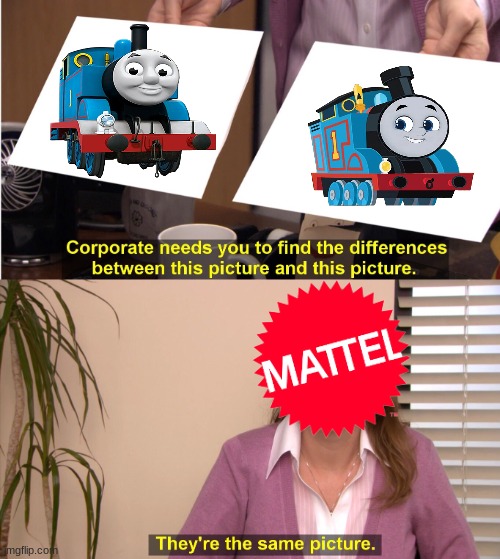 Mattel Being Stupid | image tagged in memes,they're the same picture | made w/ Imgflip meme maker