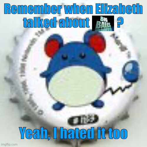 Marill 11 | Remember when Elizabeth talked about ‎ ‎‎  ‎ ‎ ‎ ‎ ‎ ‎ ‎‎ ‎ ? Yeah, I hated it too | image tagged in marill 11 | made w/ Imgflip meme maker