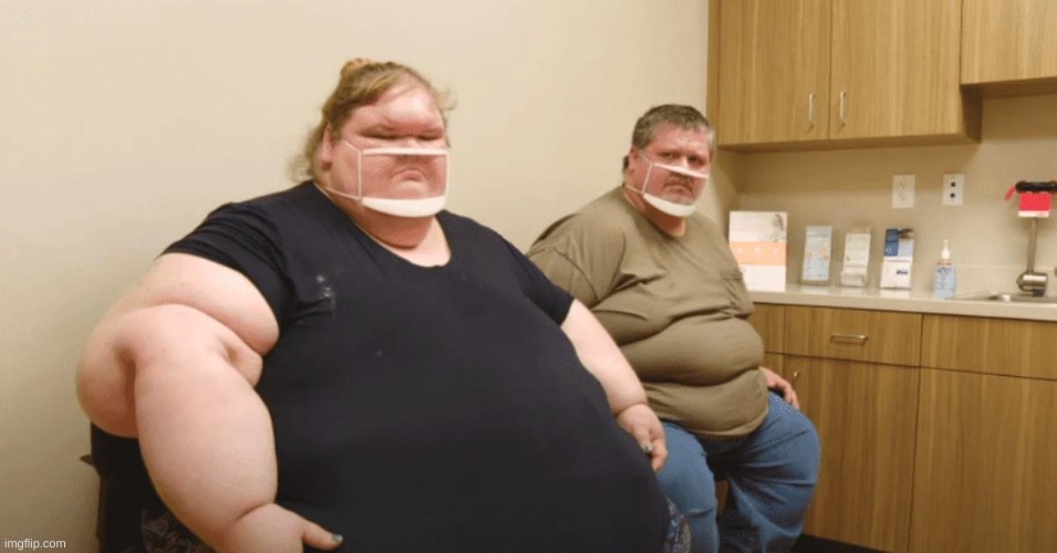 Chris and Tammy from 1000 pound sisters. | image tagged in chris and tammy from 1000 pound sisters | made w/ Imgflip meme maker