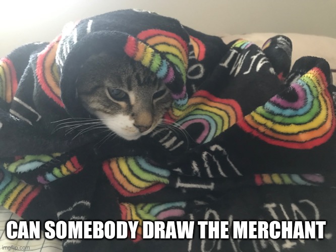 CAN SOMEBODY DRAW THE MERCHANT | made w/ Imgflip meme maker