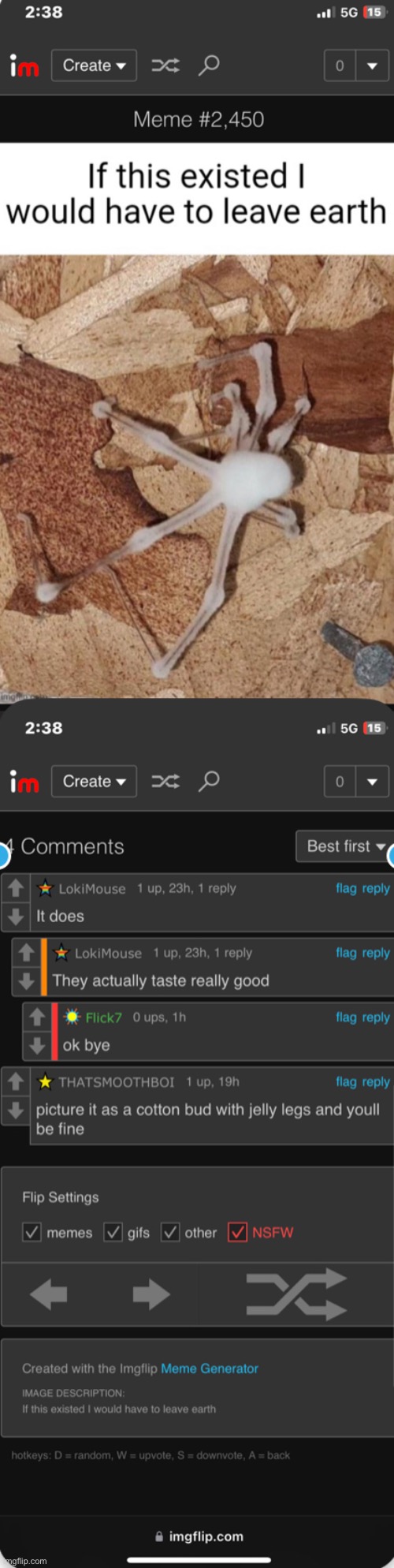 i cant escape cursed comments | image tagged in cursed image,cursed,comments,spider,cursed spider | made w/ Imgflip meme maker