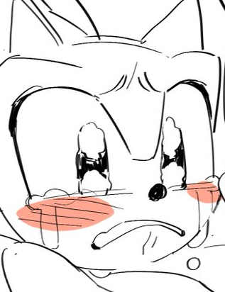 sonic cry by xammyoowah Blank Meme Template