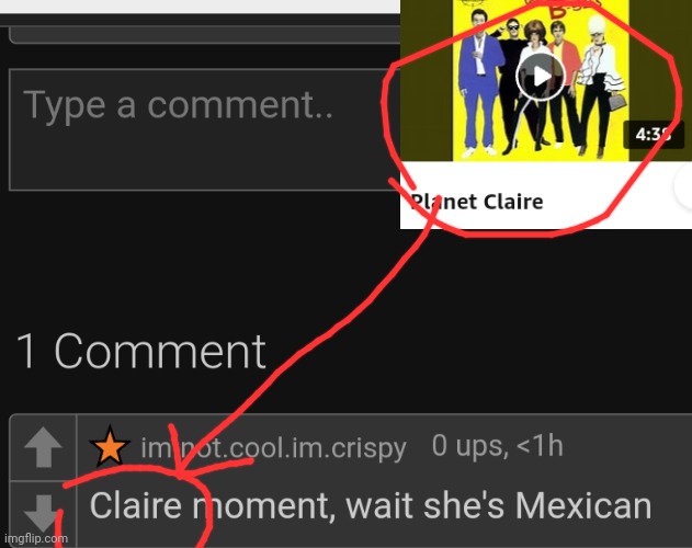PLANET CLAIIIIRRREEEE | made w/ Imgflip meme maker