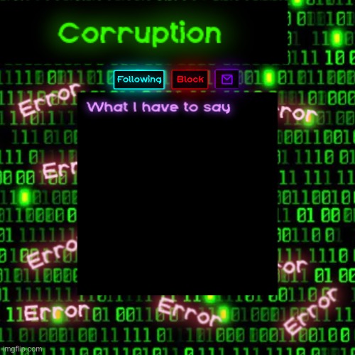 Corruption 2 Blank Meme Template