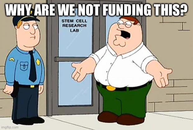Why Are We Not Funding This  | WHY ARE WE NOT FUNDING THIS? | image tagged in why are we not funding this | made w/ Imgflip meme maker