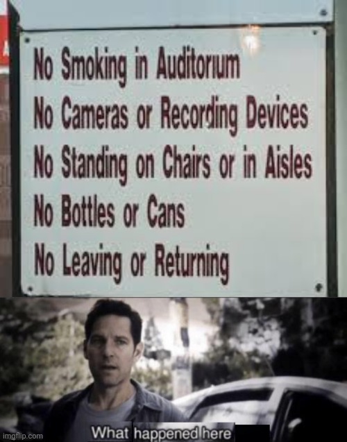 No anything | image tagged in what happened here,you had one job,memes,stupid signs,signs,sign | made w/ Imgflip meme maker