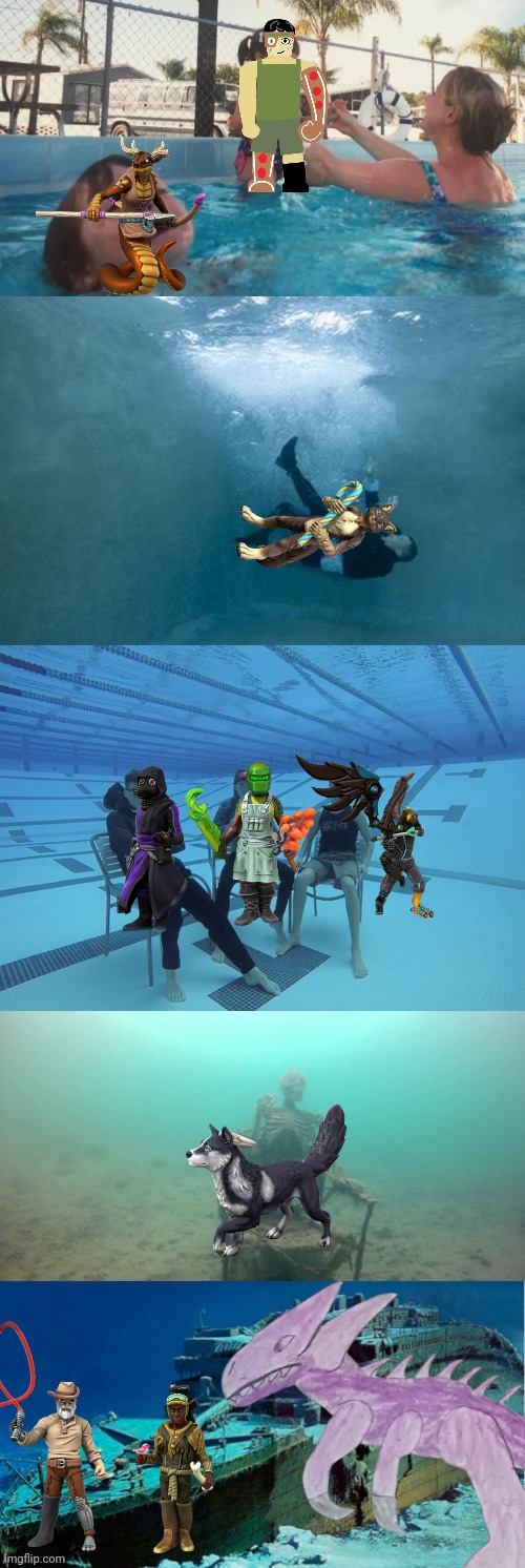 Wow | image tagged in mother ignoring drowning child extended | made w/ Imgflip meme maker