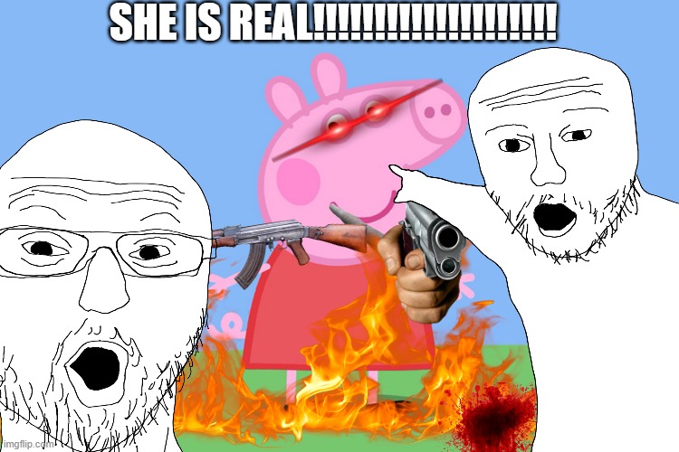 SHE IS REAL!!!!!!!!!!!!!!!!!!!! | image tagged in memes | made w/ Imgflip meme maker