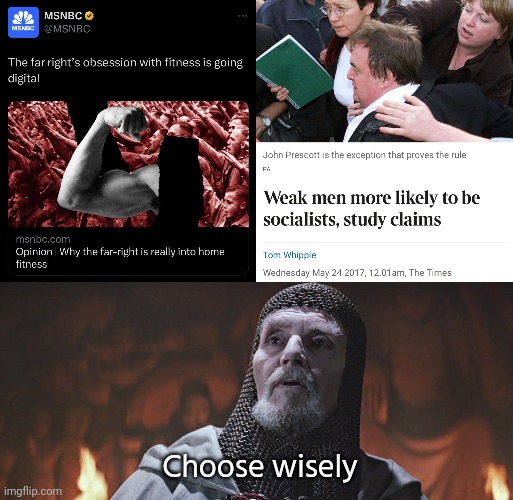 Being far right might save your life. | Choose wisely | image tagged in choose wisely | made w/ Imgflip meme maker