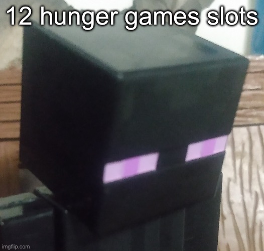 tall black man | 12 hunger games slots | image tagged in tall black man | made w/ Imgflip meme maker