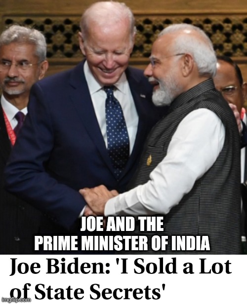 JOE AND THE PRIME MINISTER OF INDIA | made w/ Imgflip meme maker