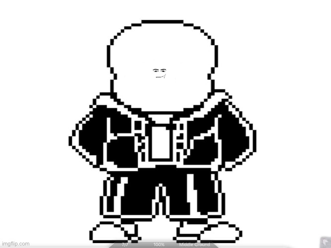 reheheheh | image tagged in small face sans,man face | made w/ Imgflip meme maker