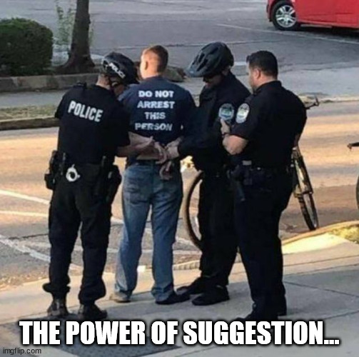 THE POWER OF SUGGESTION... | image tagged in durl earl | made w/ Imgflip meme maker