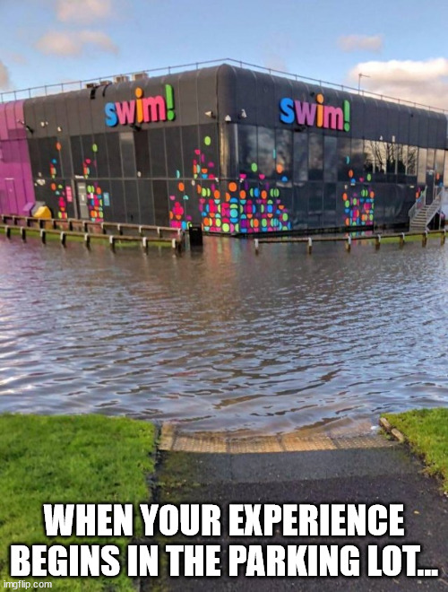 WHEN YOUR EXPERIENCE BEGINS IN THE PARKING LOT... | image tagged in durl earl | made w/ Imgflip meme maker