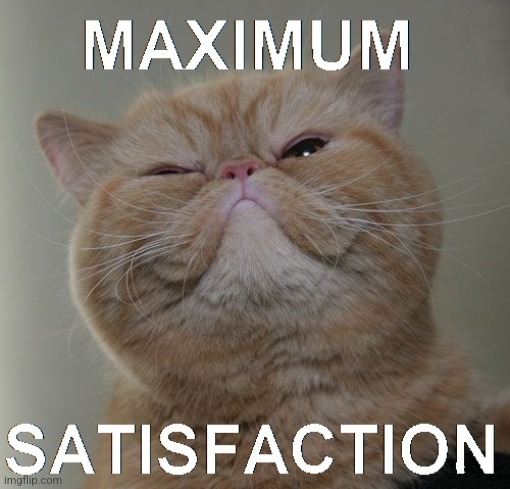 Peak satisfaction | image tagged in cat | made w/ Imgflip meme maker