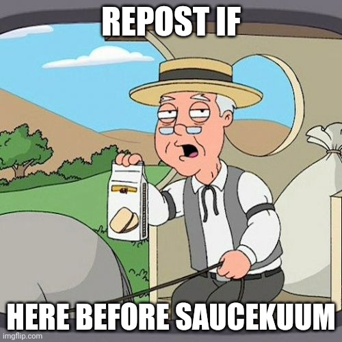 Pepperidge Farm Remembers | REPOST IF; HERE BEFORE SAUCEKUUM | image tagged in memes,pepperidge farm remembers | made w/ Imgflip meme maker