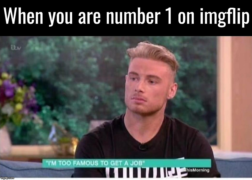 When you are number 1 on imgflip | image tagged in who_am_i | made w/ Imgflip meme maker