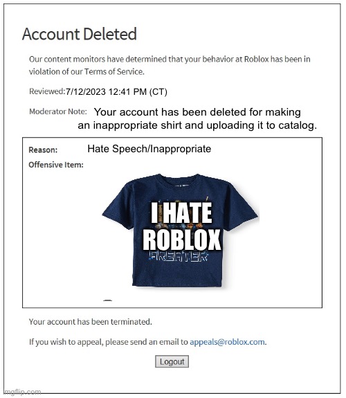 These Roblox Shirts SHOULD BE DELETED 