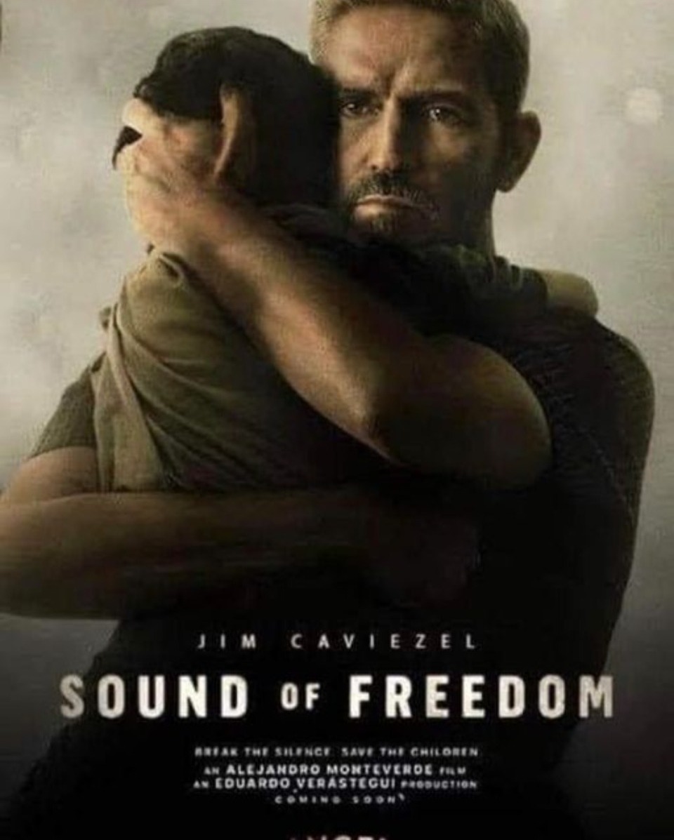 Disney owned the rights to this film with no plan to release it. | image tagged in sound of freedom,jim caviezel,beat indiana jones premier | made w/ Imgflip meme maker