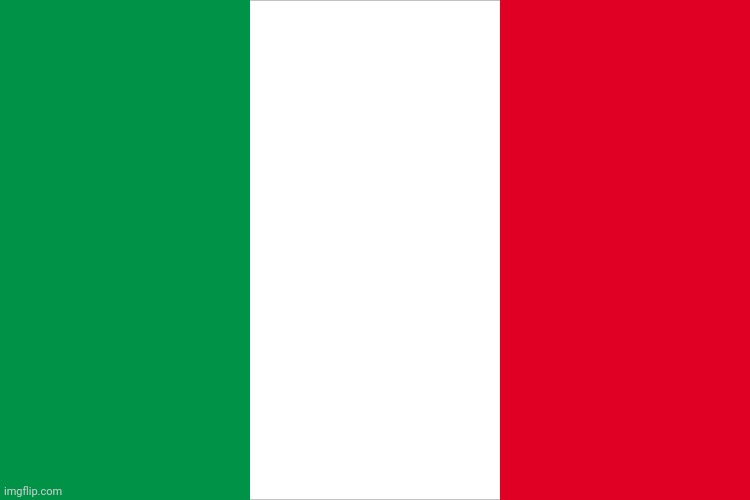 the Italian flag | image tagged in the italian flag | made w/ Imgflip meme maker