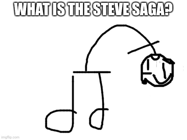 WHAT IS THE STEVE SAGA? | made w/ Imgflip meme maker