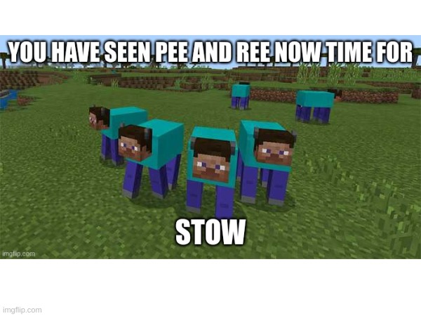 pee and ree memes | image tagged in cow,minecraft | made w/ Imgflip meme maker