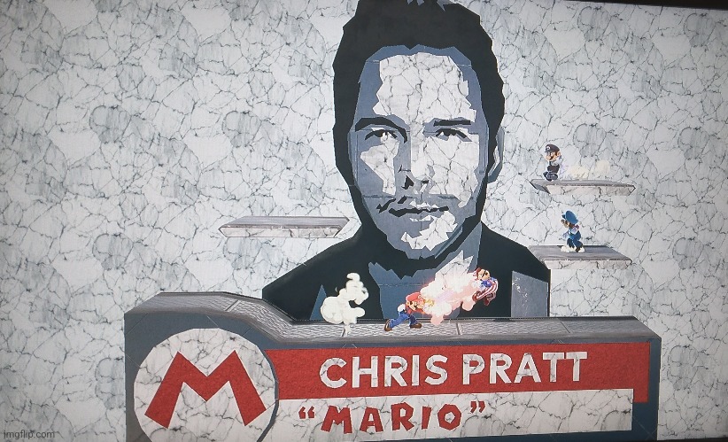 Chris pratt mario | made w/ Imgflip meme maker