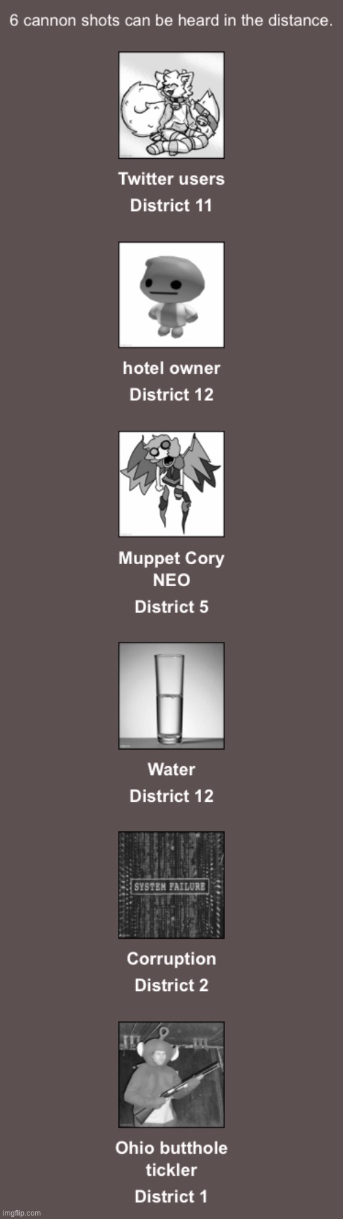 Deaths | made w/ Imgflip meme maker