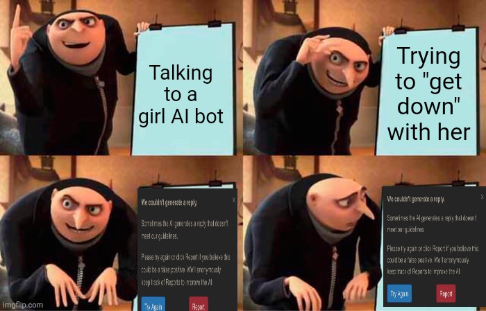 Gru tries to find out who asked - Imgflip