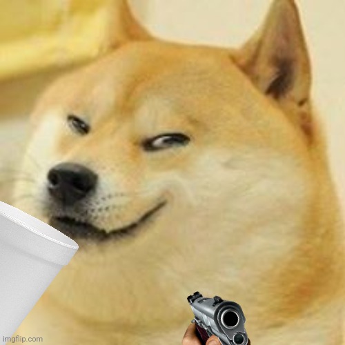 Doge drinking with a smug | image tagged in doge drinking with a smug | made w/ Imgflip meme maker
