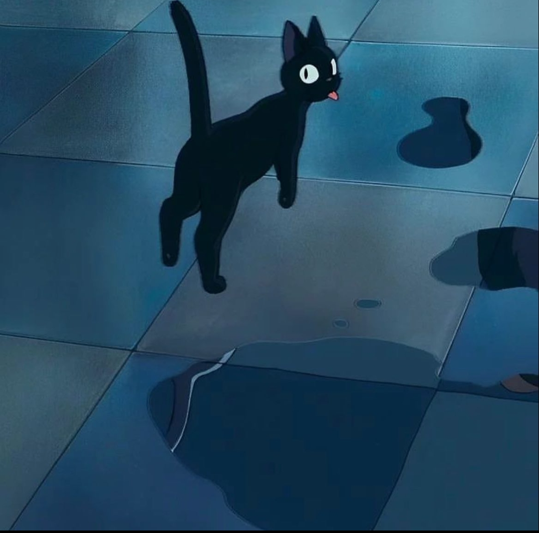 studio ghibli cat Blank Meme Template